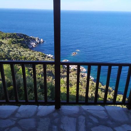 טסגרדה Triple Studio Room With The Most Beatifull View In Mylopotamos מראה חיצוני תמונה